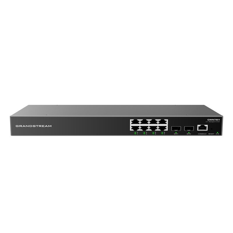 Grandstream GWN7801 Layer 2+ Managed Network Switch 8-Port