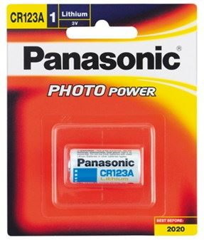 Panasonic Cr-123Aw 3V 1 Pack Photo Lithium Camera Battery 1400mAh