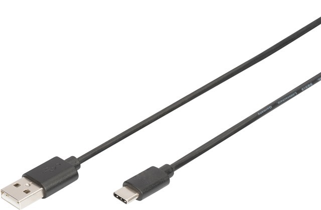 Digitus Ak-300154-018-S Usb Type-C (M) To Usb Type A (M) 1.8M Connection Cable