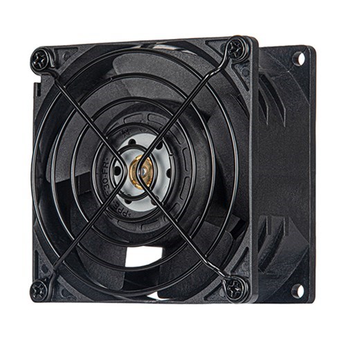 Silverstone FHS80X 80MM High Performance Industrial Fan 80X80X38mm PWM 2000~10000RPM 2Ball Bearing Black Color