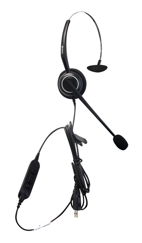 ChatBit Cbusbm Usb Monaural Headset Noise Cancelling Microphone