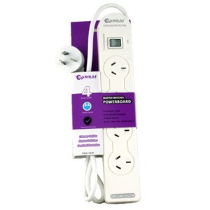 Sansai Pad-131P 4 Outlet Basic Powerboard With Master Switch