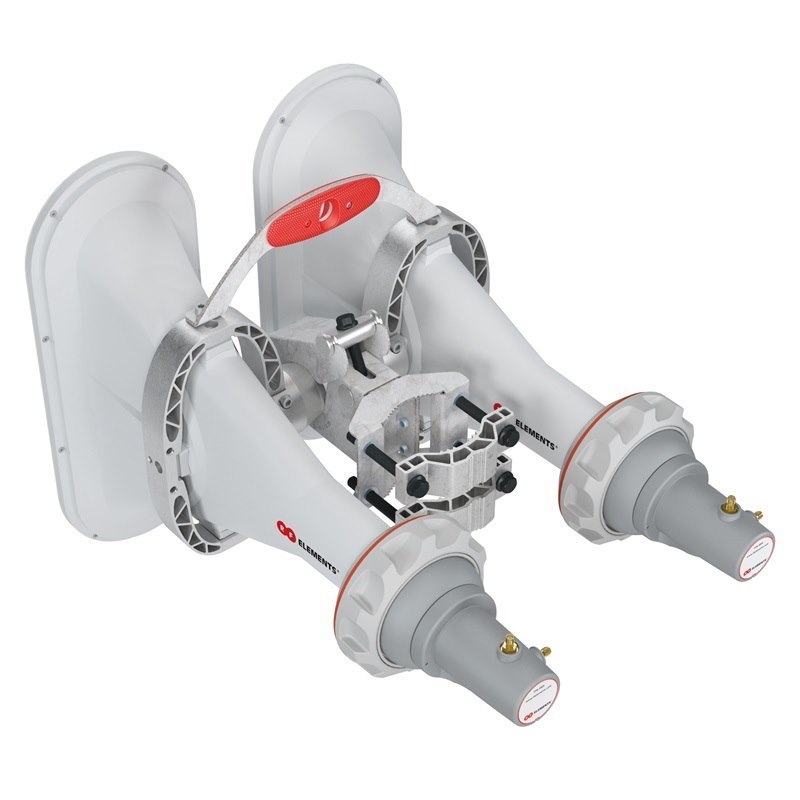 RF Elements 90Deg 4X4 5180 - 6000 MHz Asymmetrical Horn Antenna AH90-4x4-SMA