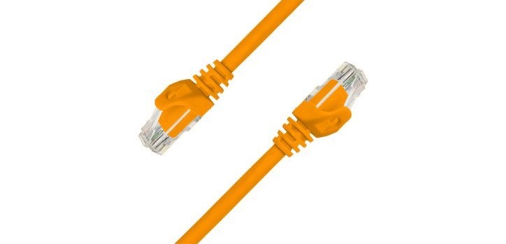Go Wireless 1 Metre Cat6 Utp Indoor Ethernet Cable - Orange