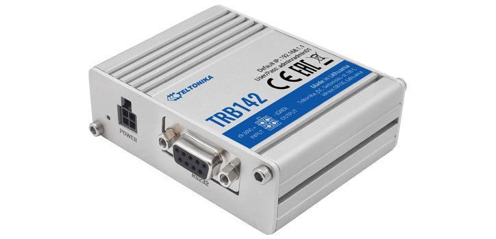 Teltonika TRB142 Industrial RS232 To 4G Lte IoT Cellular Gateway