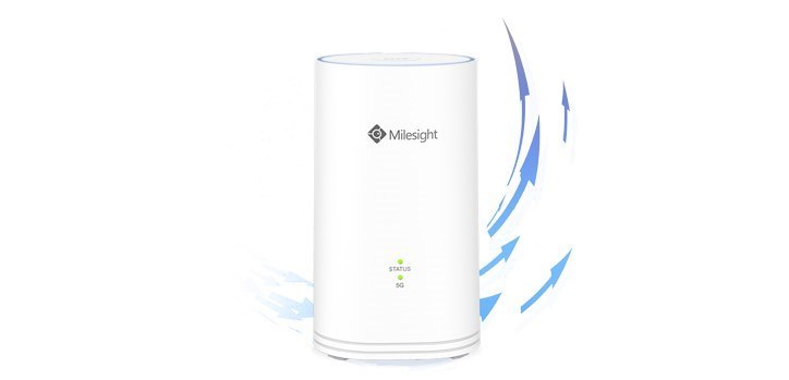 Milesight Ultra Fast Cellular Indoor/Outdoor 5G/4G/Lte Wireless Gigabit Router/CPE Radio With Serial And I/O Interfaces