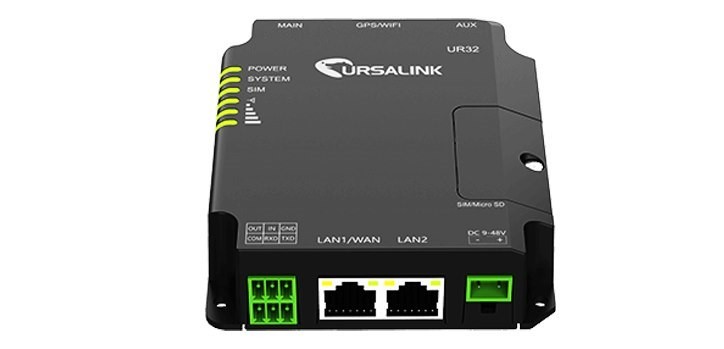 Milesight Ur32 Industrial 3G/4G/Lte PoE Din Mountable Router With I/O, Serial And Wi-Fi