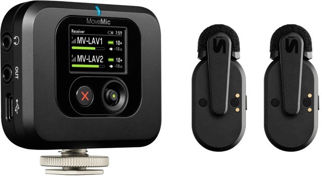 Shure Movemic Kit 2-Channel Lavalier Microphone + Receiver