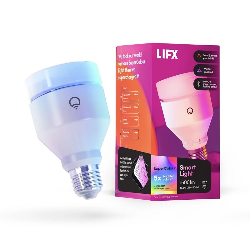 Lifx SuperColor A21 Smart Light 1600 Lumens E27