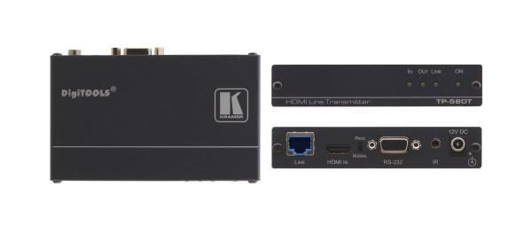 Kramer 4K60 4:2:0 Hdmi HDCP 2.2 Transmitter With RS-232 &Amp; Ir Over Long-Reach HDBaseT (Hdmi Extenders)