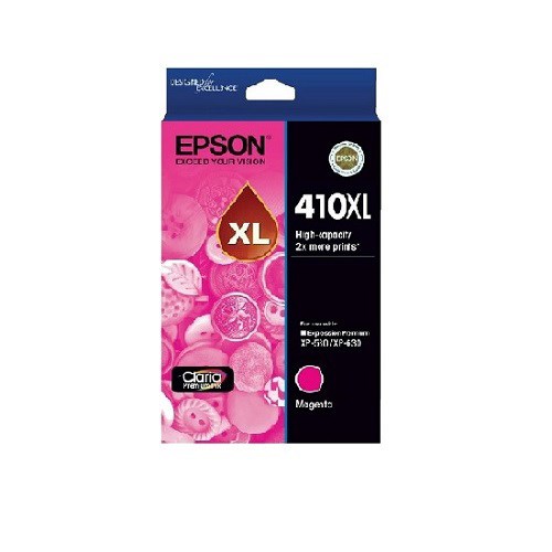 Epson Claria 410XL Original High Yield Inkjet Ink Cartridge - Magenta Pack