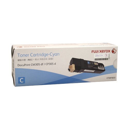 Fuji Xerox CT201633 Original Laser Toner Cartridge - Cyan Pack