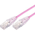 Comsol 5M RJ45 Cat 6A Ultra Thin Patch Cable - Pink
