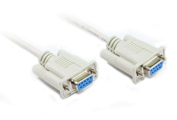 4Cabling Null Modem Cable DB9 F-F: 2M