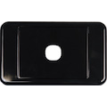 Digitek 1 Way Australian Style Wall Plate Black