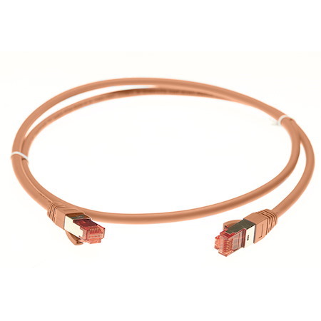 4Cabling 5M Cat 6A S/FTP LSZH Ethernet Network Cable. Orange