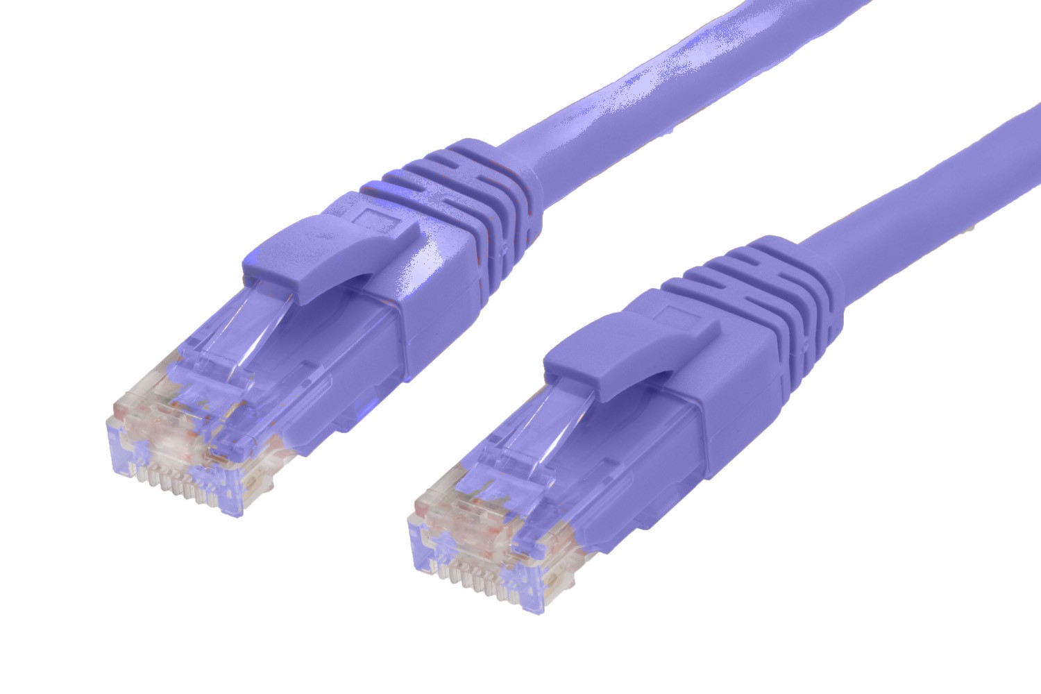 4Cabling 0.75M RJ45 Cat6 Ethernet Cable. Purple