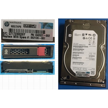 HPE 6 TB Hard Drive - 3.5" Internal - SAS (12Gb/s SAS)