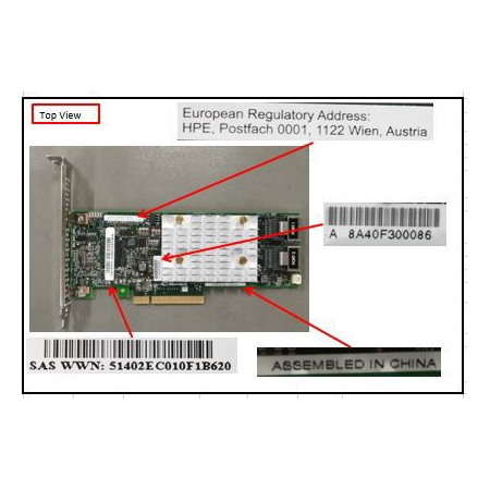 HPE Smart Array P408i-p SAS Controller - 12Gb/s SAS, Serial ATA/600 - PCI Express 3.0 x8 - 2 GB Flash Backed Cache - Plug-in Card