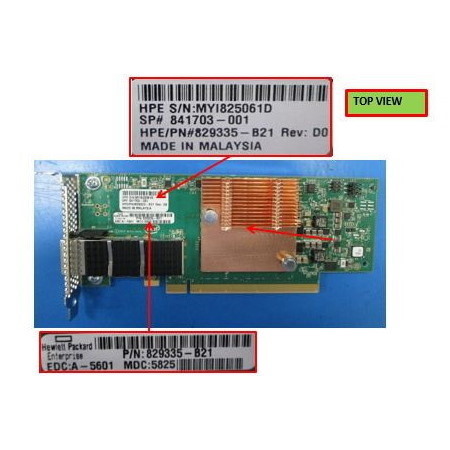 HPE 100Gigabit Ethernet Card for Server - 100GBase-X - Plug-in Card