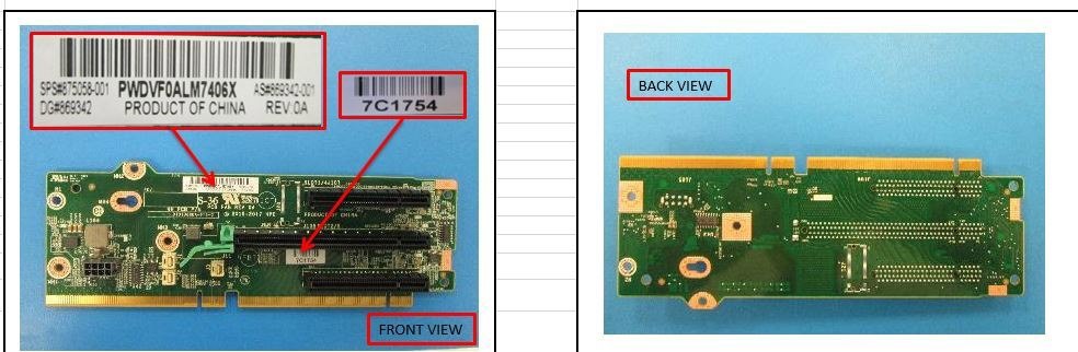 HPE Riser Card