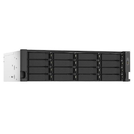 Qnap Ts-1673Au-Rp-16G,16Bay Nas(No Disk),Amd V1500B,16GB,2.5GbE(2),PCIe(2)USB(4),RPSU,3YR