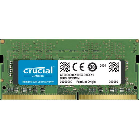 Crucial 32GB (1x32GB) DDR4 Sodimm 3200MHz CL32 1.2V PC4-21300 Dual Ranked Single Stick Notebook Laptop Memory Ram