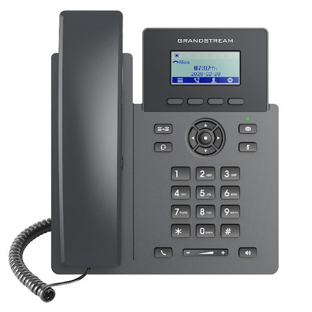 Grandstream GRP2601P 2 Line Ip Phone, 2 Sip Accounts, 132X48 Screen, HD Audio, Powerable Via Poe