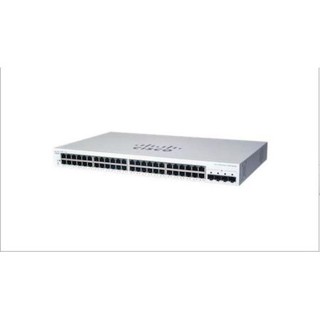 Cisco Business 220 CBS220-48T-4G 48 Ports Manageable Ethernet Switch - Gigabit Ethernet - 10/100/1000Base-T, 1000Base-X