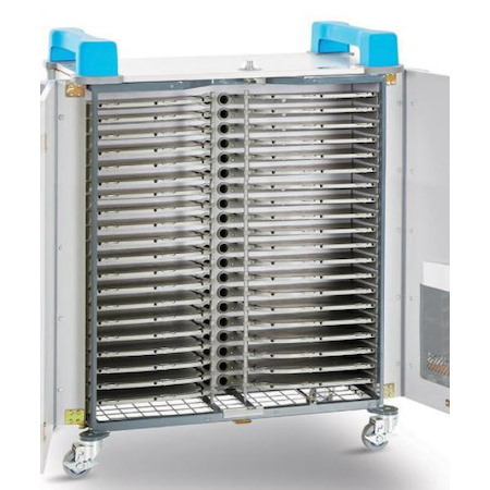 LapCabby UniCabby 40 Horizontal | 40-Device Mobile Ac Charging Trolley For Laptops, Tablets And Chromebooks Up To 14" - Horizontal