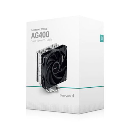 Deepcool Ag400 Cpu Cooler 4 Heat Pipes, 120MM PWM Fan IntelLGA1700/1200/1151/1150/1155AMDAM5/AM4
