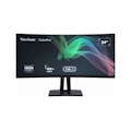 ViewSonic 34' VP3481a ColorPro™ 21:9 Curved Uwqhd Monitor With 100Hz, FreeSync, 90W Usb C, RJ45 And SRGB