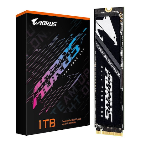 Gigabyte Aorus Gen4 7300 SSD 1TB Pci-E 3.0 X4, NVMe 1.3, Sequential Read ~3500 MB/s, Sequential Write ~3000 MB/s(NEED Update)