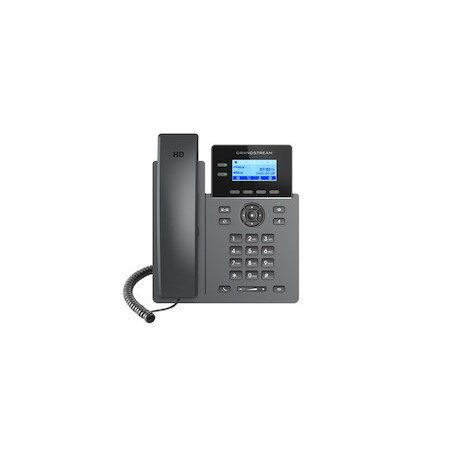 Grandstream GRP2602W Carrier Grade 2 Line Ip Phone, 2 Sip Accounts, 2.2' LCD, 132X48 Screen, HD Audio, Wi-Fi, 5 Way Conference, 1Yr WTYF