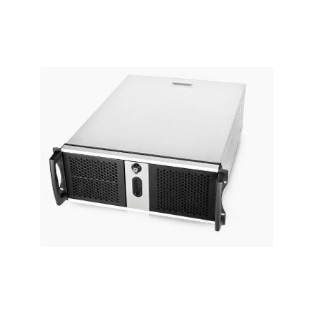 Chenbro RM42300 Black 4U Rackmount Case, No Psu, 2X Usb 2.0, External 3X 5.25',Internal 4X 3.5', 1X Slim Odd Slot, 1X 120MM Fan