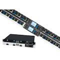 Chatsworth Monitored eConnect Pdu | Black | Horizontal 2U | C20 To Iec 15A 1P+N+E Input