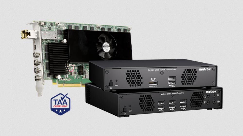 Matrox Extio 3 N3408 Receiver And Transmitter Appliance Bundle. Ex-Demo Stock. 2 YR WTY