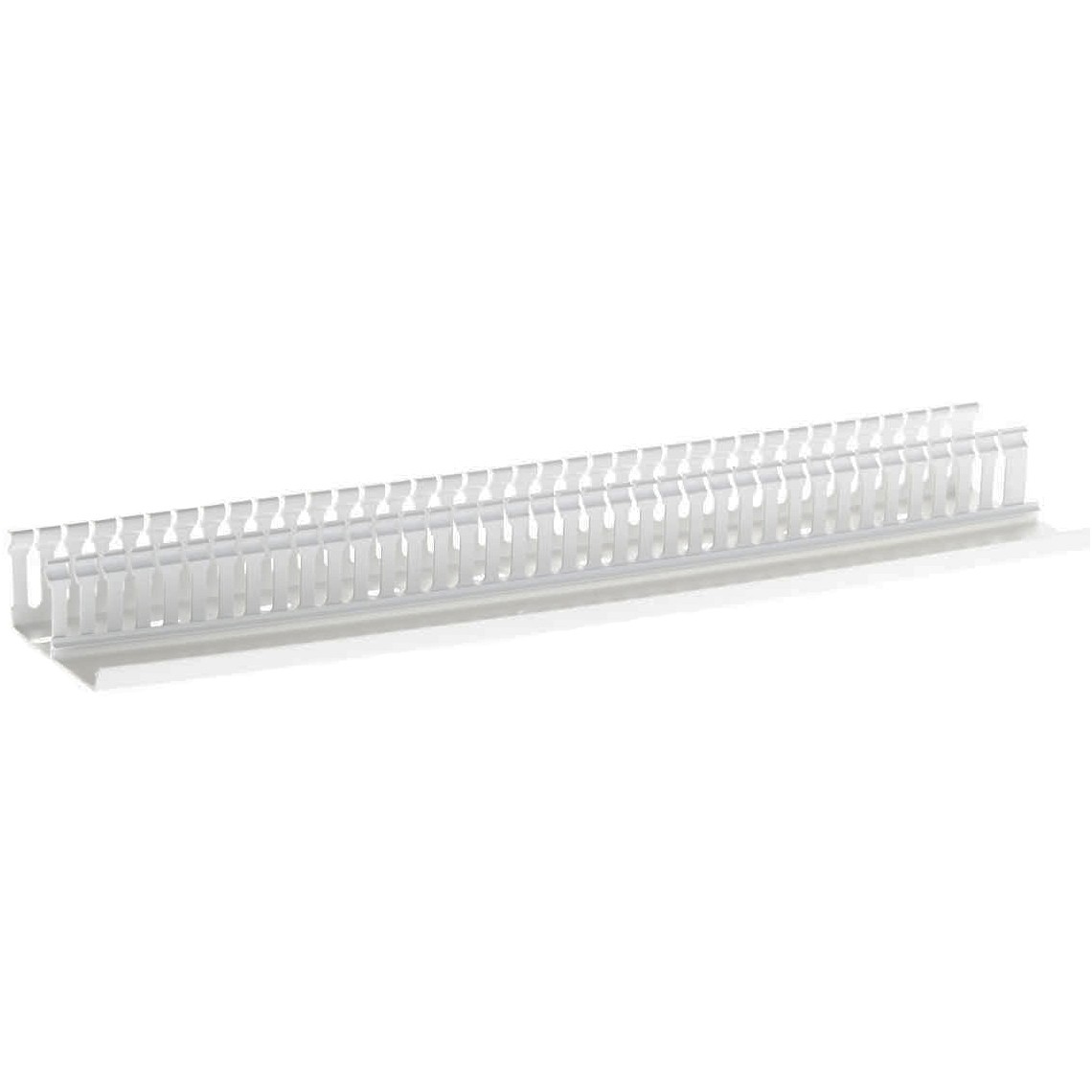 4Cabling Slotted Cable Ducting - 2M Length 100 X 100MM: White