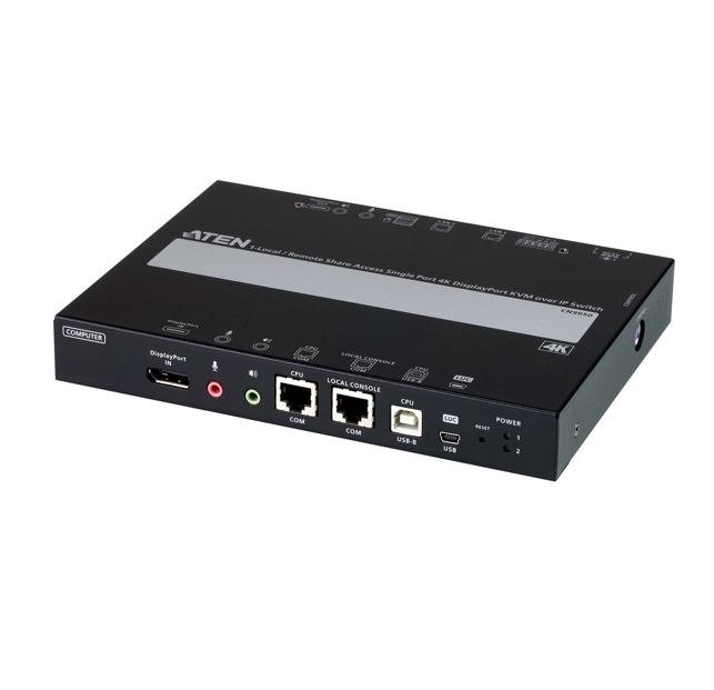 Aten 1-Local/Remote Share Access Single Port 4K Displayport KVM Over Ip Switch