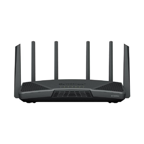 Synology RT6600ax Tri-Band Wi-Fi 6 Router - Quad-Core 1.8 GHz, 1 GB DDR3, Synology SSL VPN