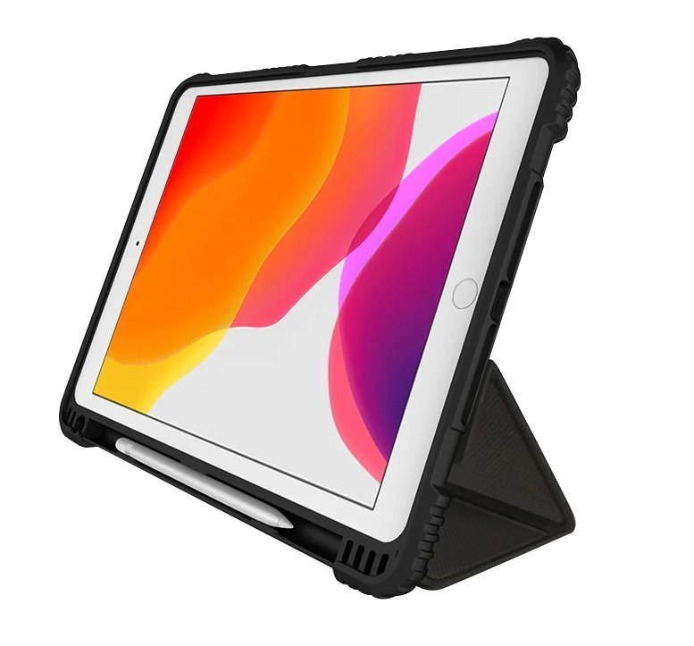 Cygnett Rugged WorkMate Evolution Apple iPad (10.2') (9TH/8TH/7TH Gen) Protective Case - Black/Charcoal (Cy3076cpwor), 360° Heavy Duty Protection, Rug