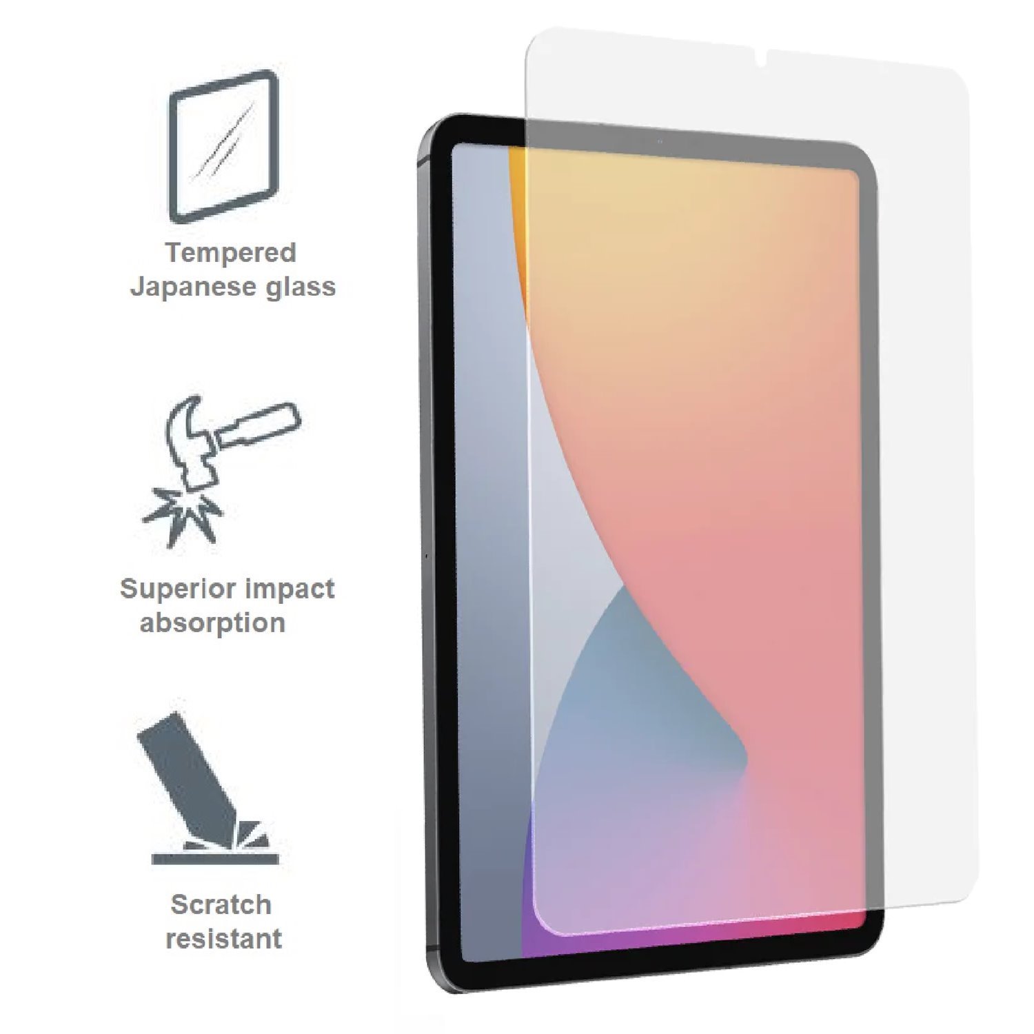 Cygnett OpticShield Apple iPad Mini (8.3') (6TH) Tempered Glass Screen Protector - (CY3628CPTGL), Superior Impact Absorption, Perfect Fit