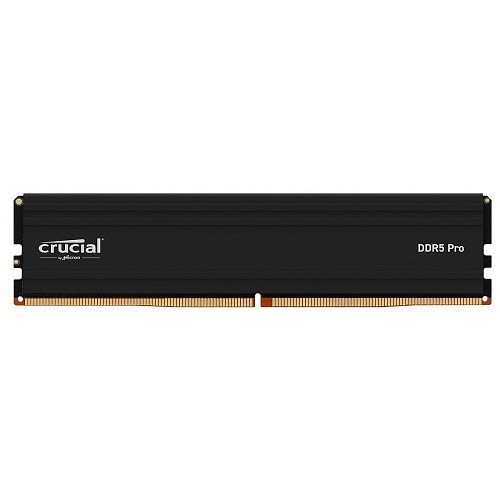 Crucial Pro 16GB (1x16GB) DDR5 Udimm 5600MHz CL46 Black Heat Spreader Support Intel XMP Amd Ryzen For Desktop PC Gaming Memory