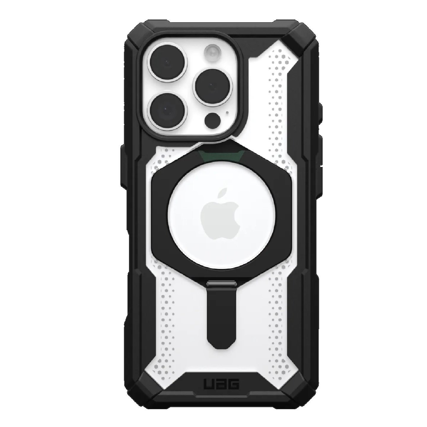 Uag Plasma Xte MagSafe Apple iPhone 16 Pro (6.3') Rugged Case - Black/Clear (11447411404G), 20FT. Drop Protection (4.8M), Built-In MagSafe Module