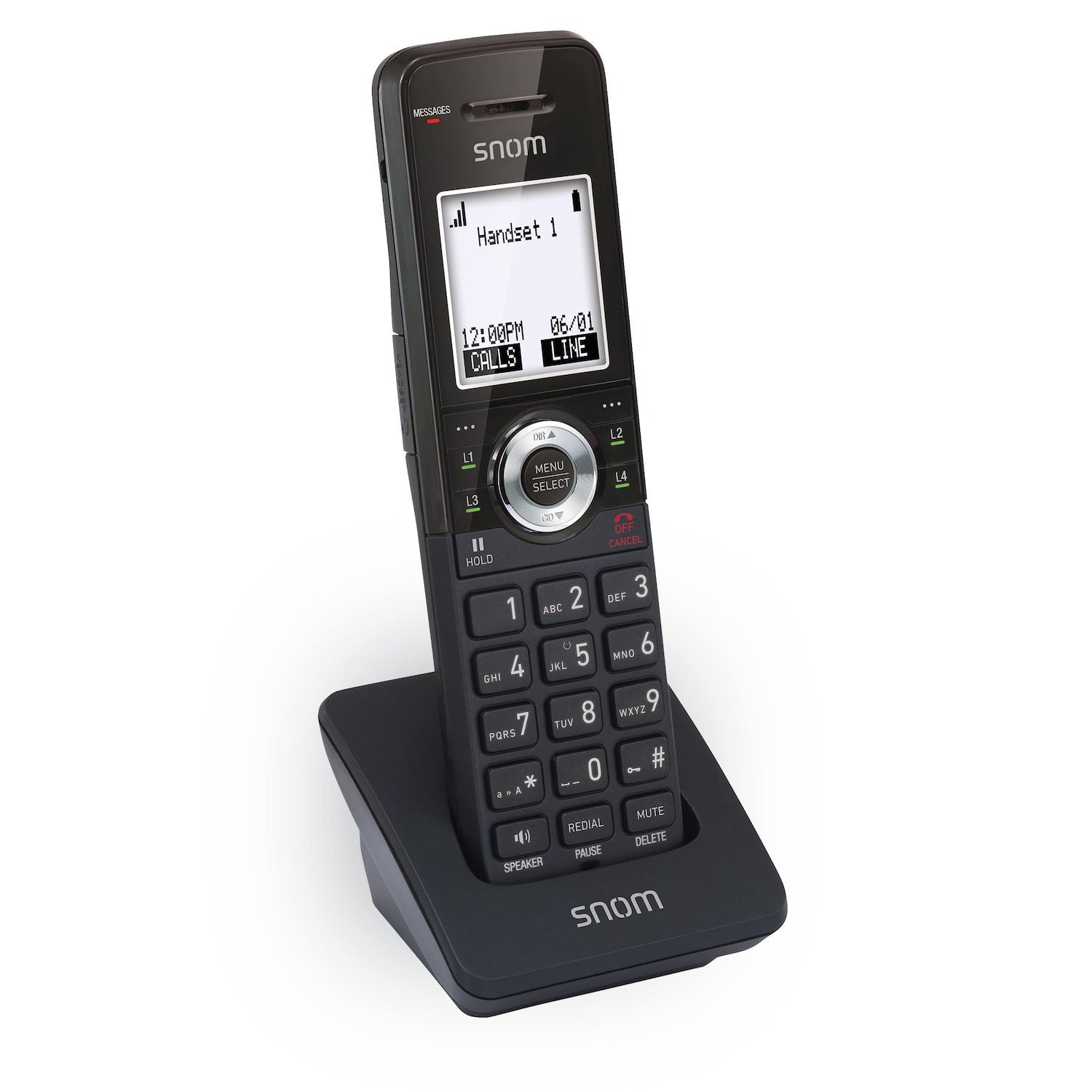 Snom M10 Office Handset, Headset Connectable, Backlit Keypad, Long Standby Time, Advanced Audio Quality **Ips-M10-Pp**