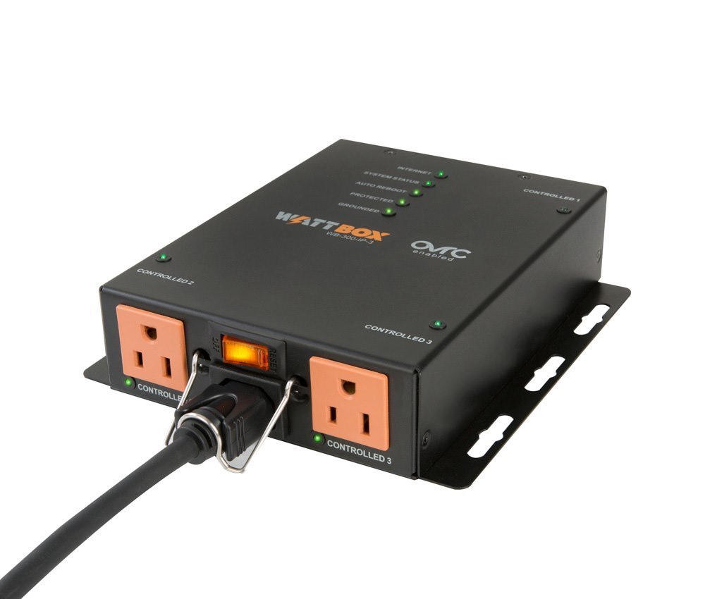 WattBox® IP Power Conditioner (Compact) with OvrC Connect| 3 Controlled Outlets