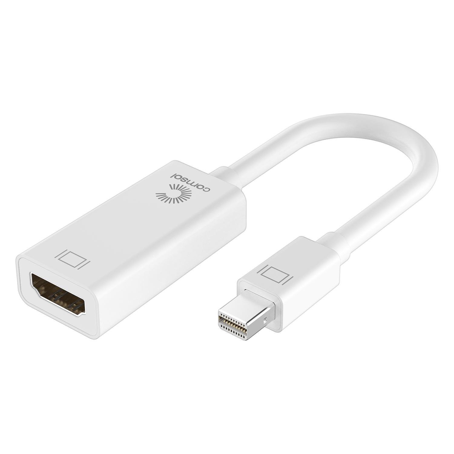 Comsol 20CM Mini DisplayPort Male To Hdmi Female Adapter 4K2K