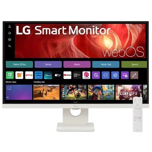 LG 27" (16:9) Uhd Ips Led, Hdmi(2), Usb-C(65W), HDR10, webOS, SPKR, Tilt, Vesa, 3YR