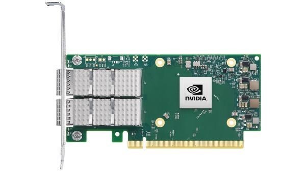 Nvidia Connectx-6 DX En Adapter Card, 100Gbe, Dual-Port QSFP56, Pcie 4.0 X16, No Crypto,Lp