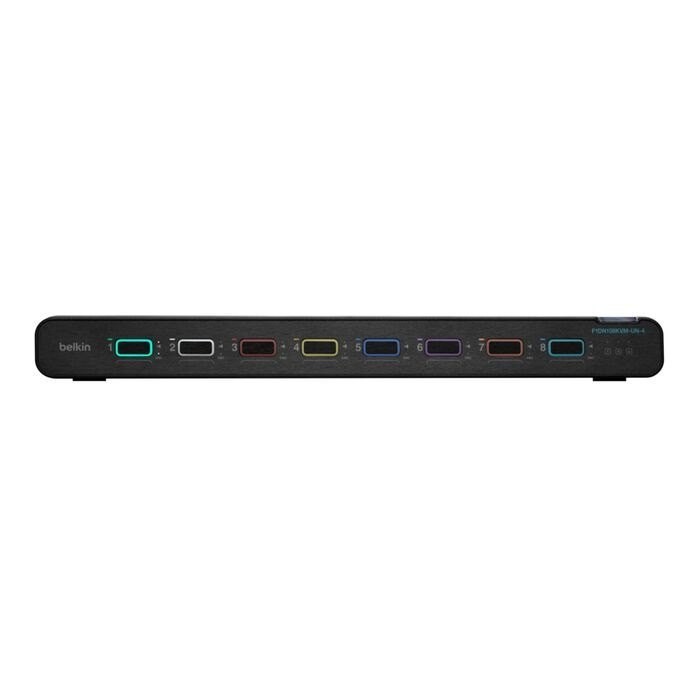 Belkin 8-Port 1 Head Dp/Hdmi Universal SKVM W/Cac PP4.0 , 3YR WTY